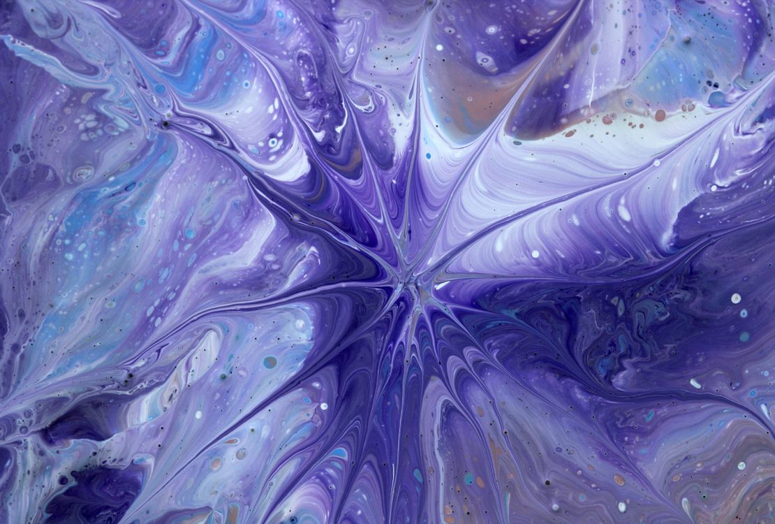 Vibrant Abstract Art in Purple Tones · Free Stock Photo