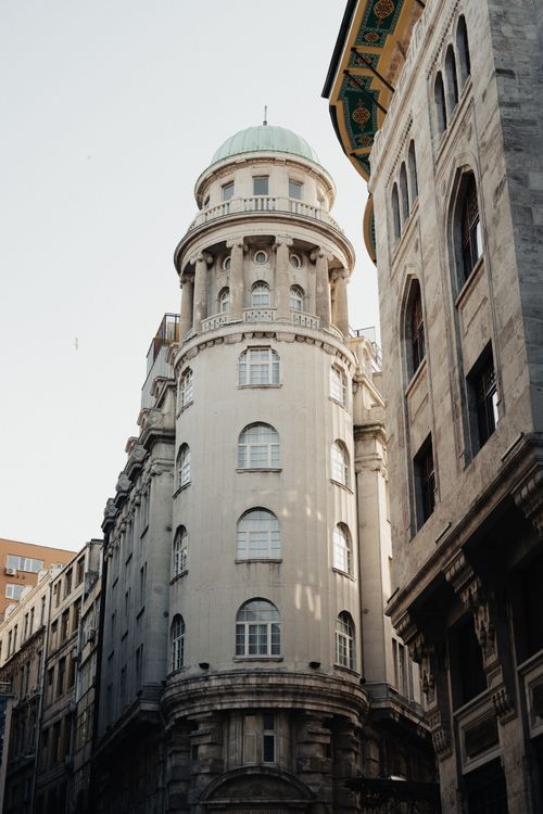 Free A stunning example of historic architecture in Sirkeci, Istanbul, featuring exquisite stone facade and dome. Stock Photo