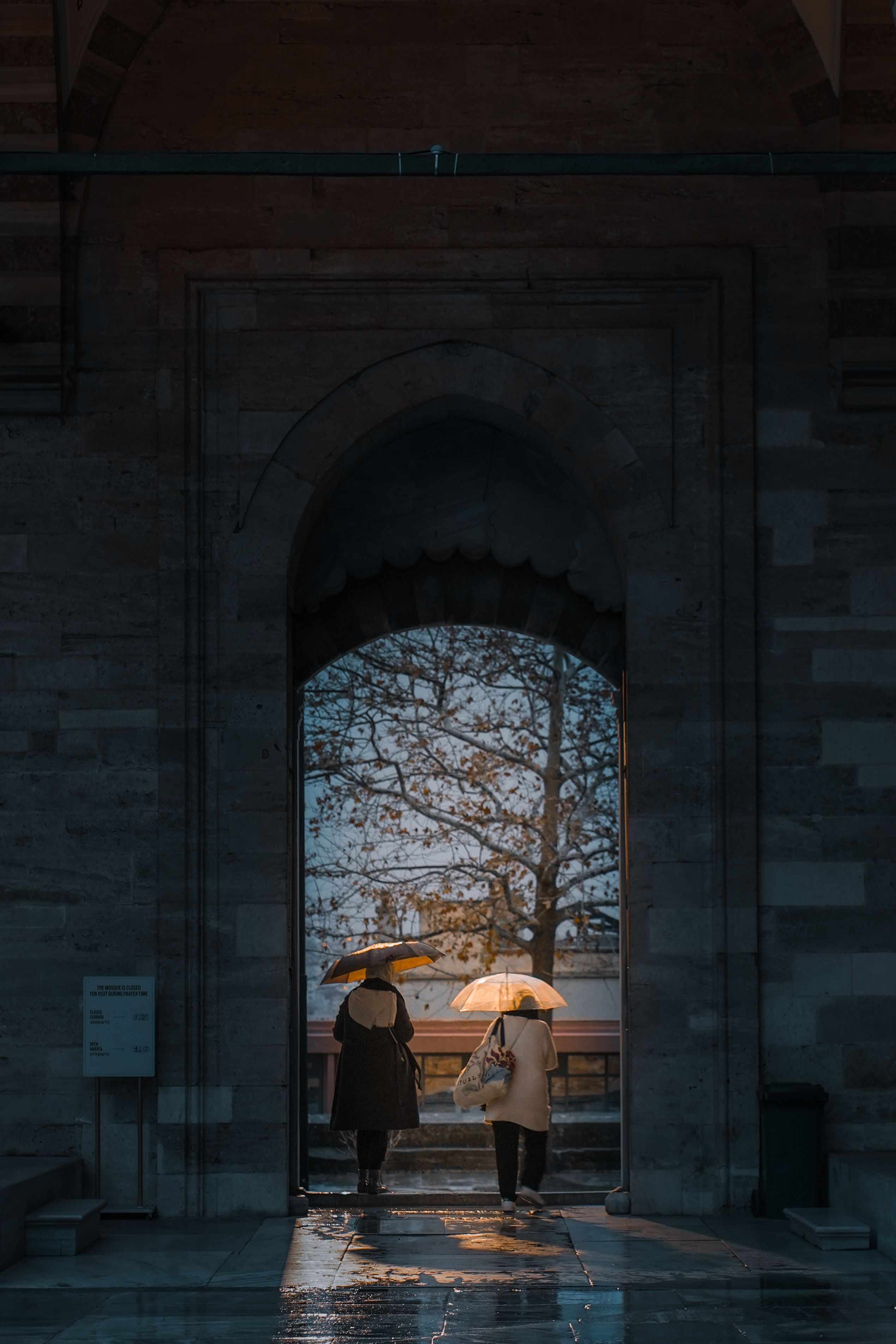 Evening Stroll through Historic Archway in İstanbul · Free Stock Photo