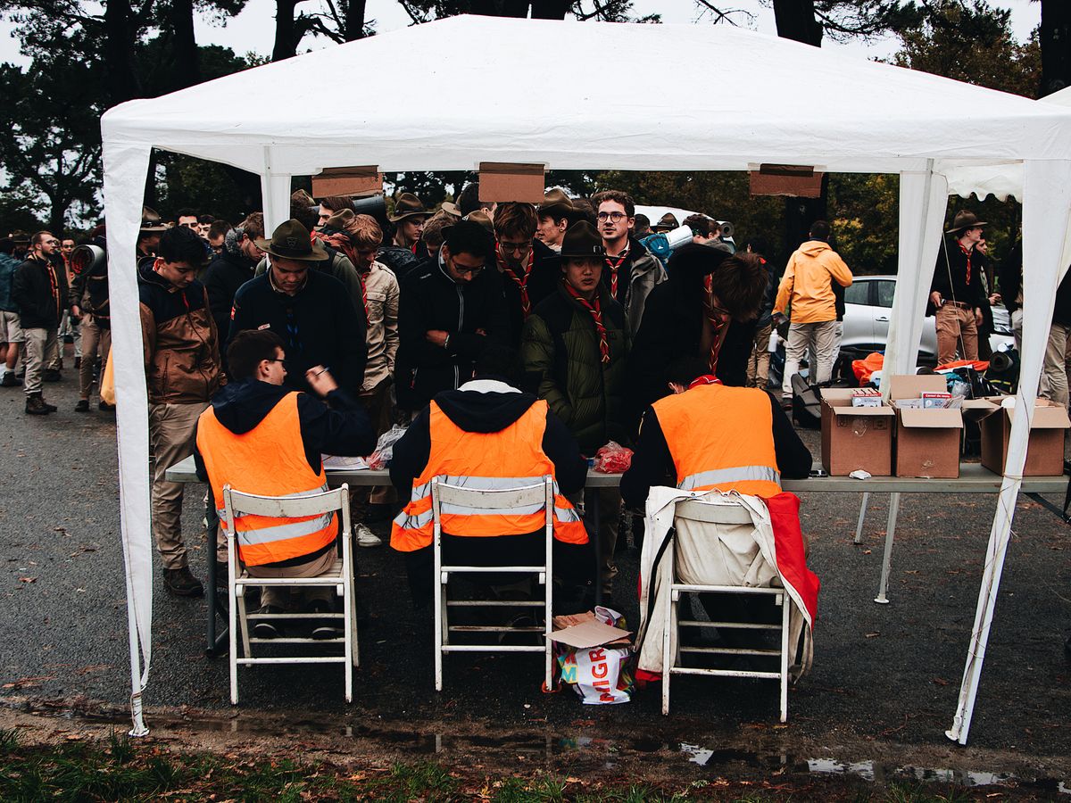 A camp marshal's morning