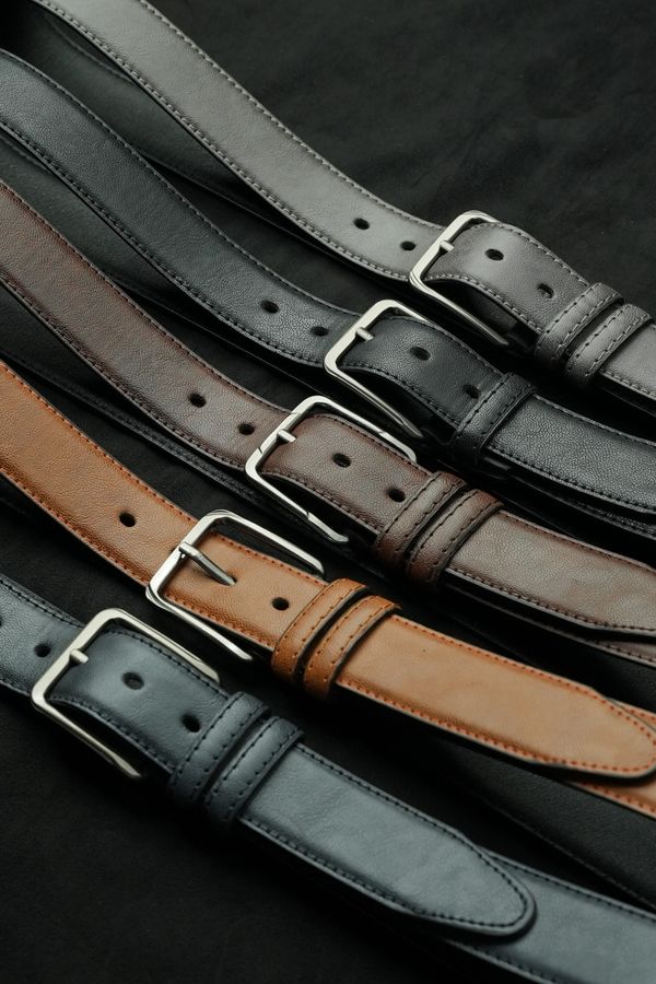 Leather belt