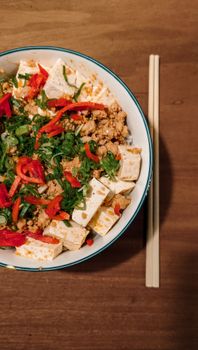 Tofu And Vegetables Pork