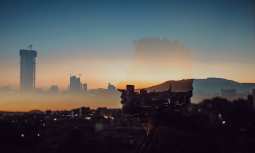 Silhouette Photography of Buildings