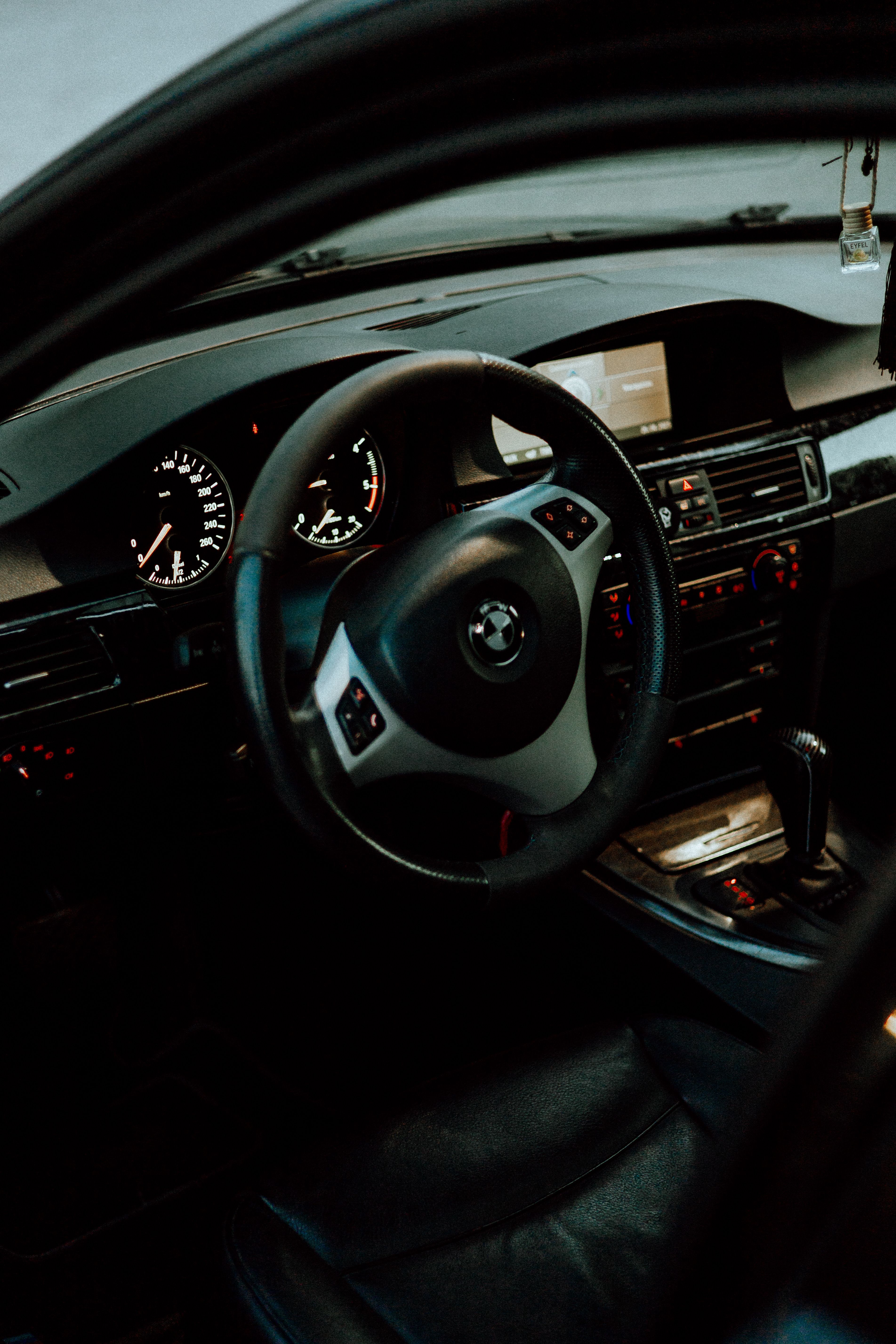 Close-up of Modern Car Interior Dashboard · Free Stock Photo