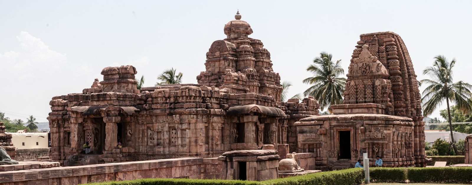 Explore the ancient sandstone temple complex in Pattadakal, Karnataka, India.