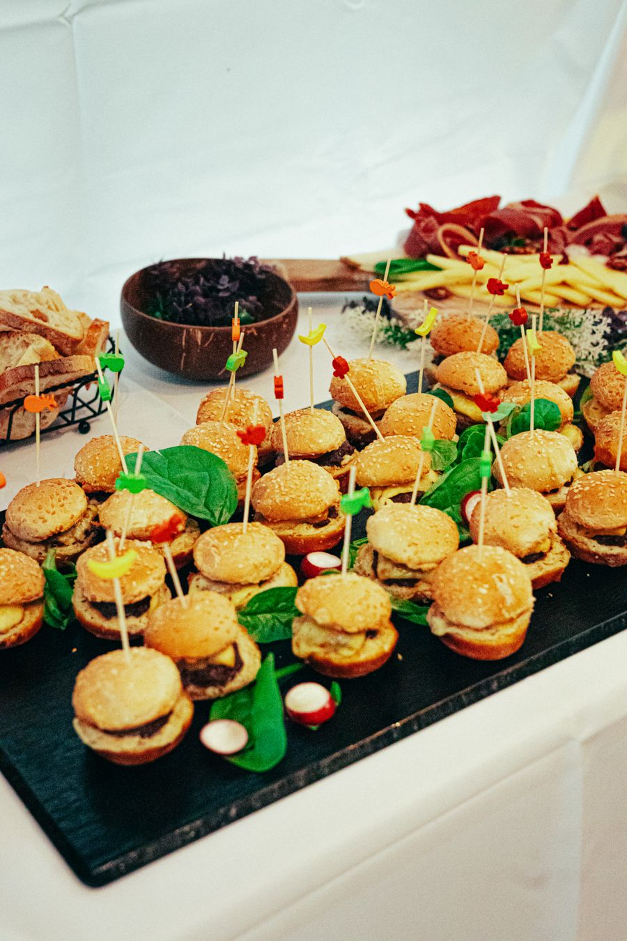 The Trio — three mini-burgers