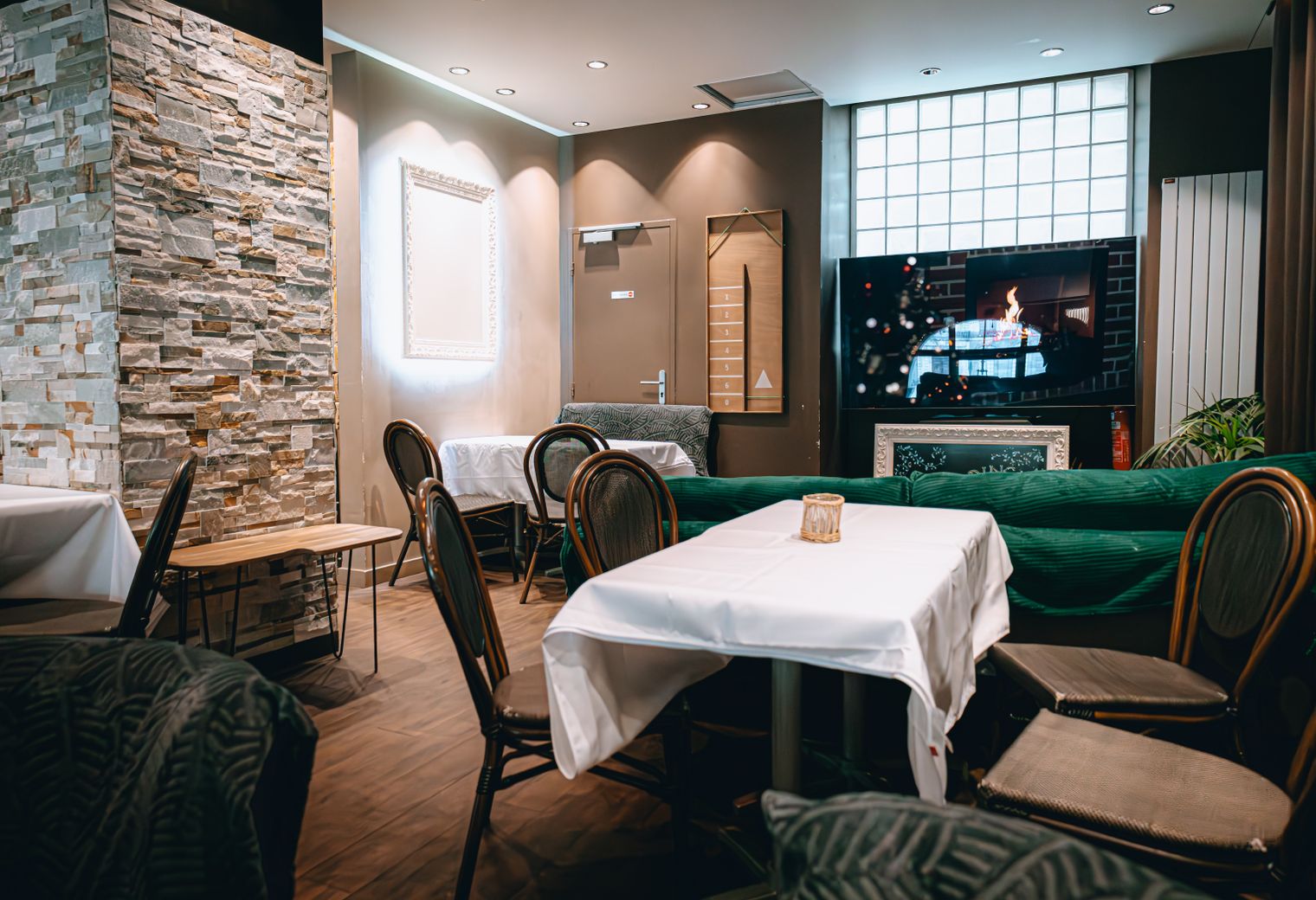 Commercial Decorating in Tufnell Park — surfaces prepped and cut in by hand