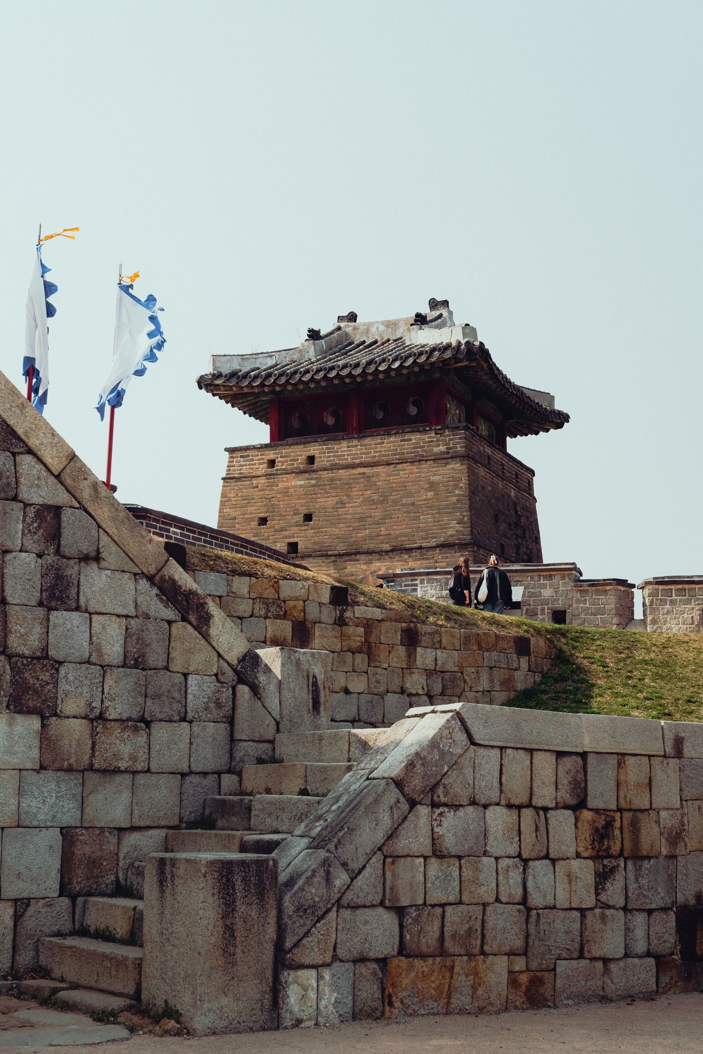 Fortaleza Hwaseong en Suwon, Corea del Sur