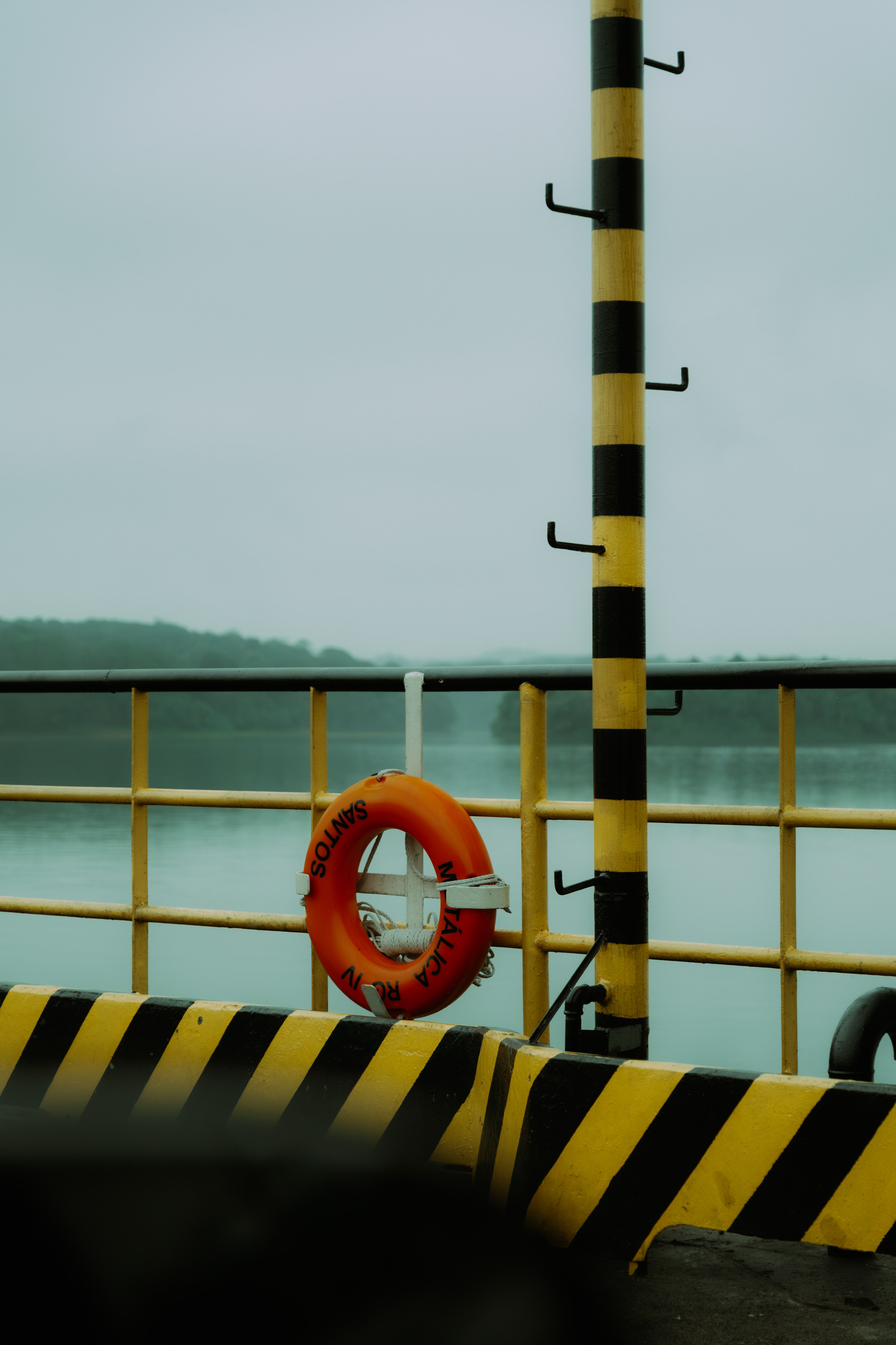 Safety Equipment and Guardrail on Ferry in Brazil · Free Stock Photo