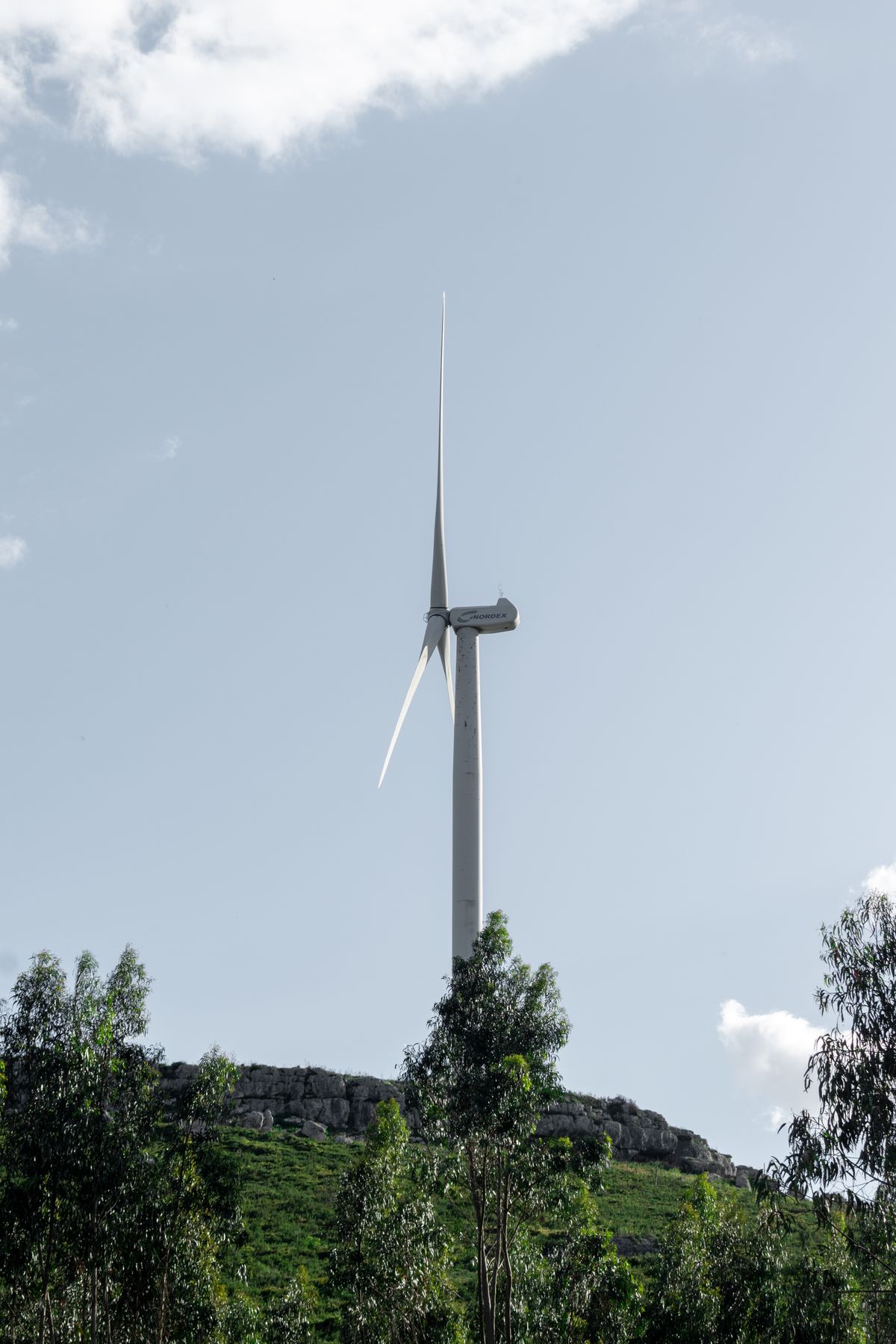 White Wind Turbine Under the Blue Sky · Free Stock Photo