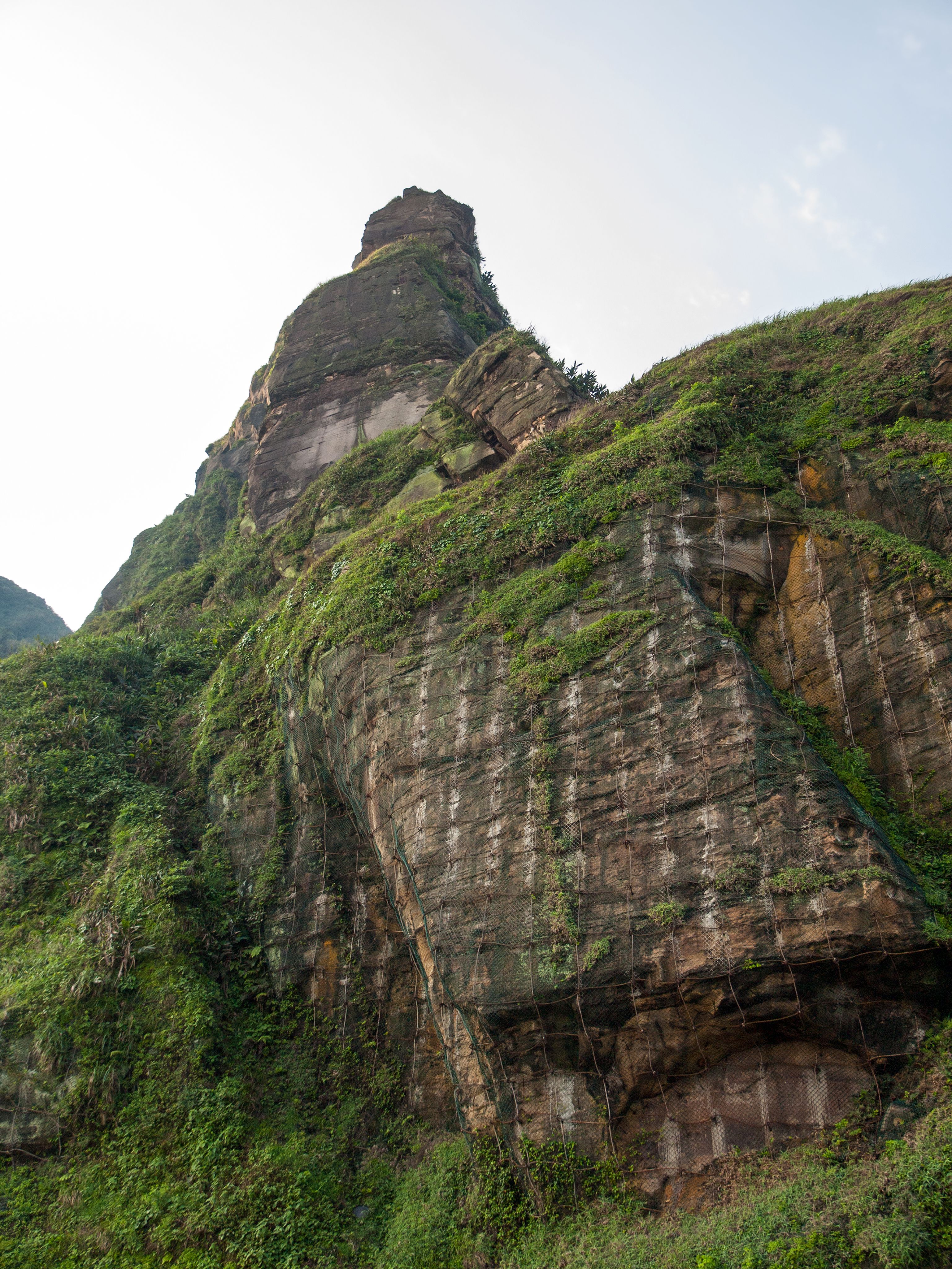 Stunning Green-Covered Rock Formation · Free Stock Photo