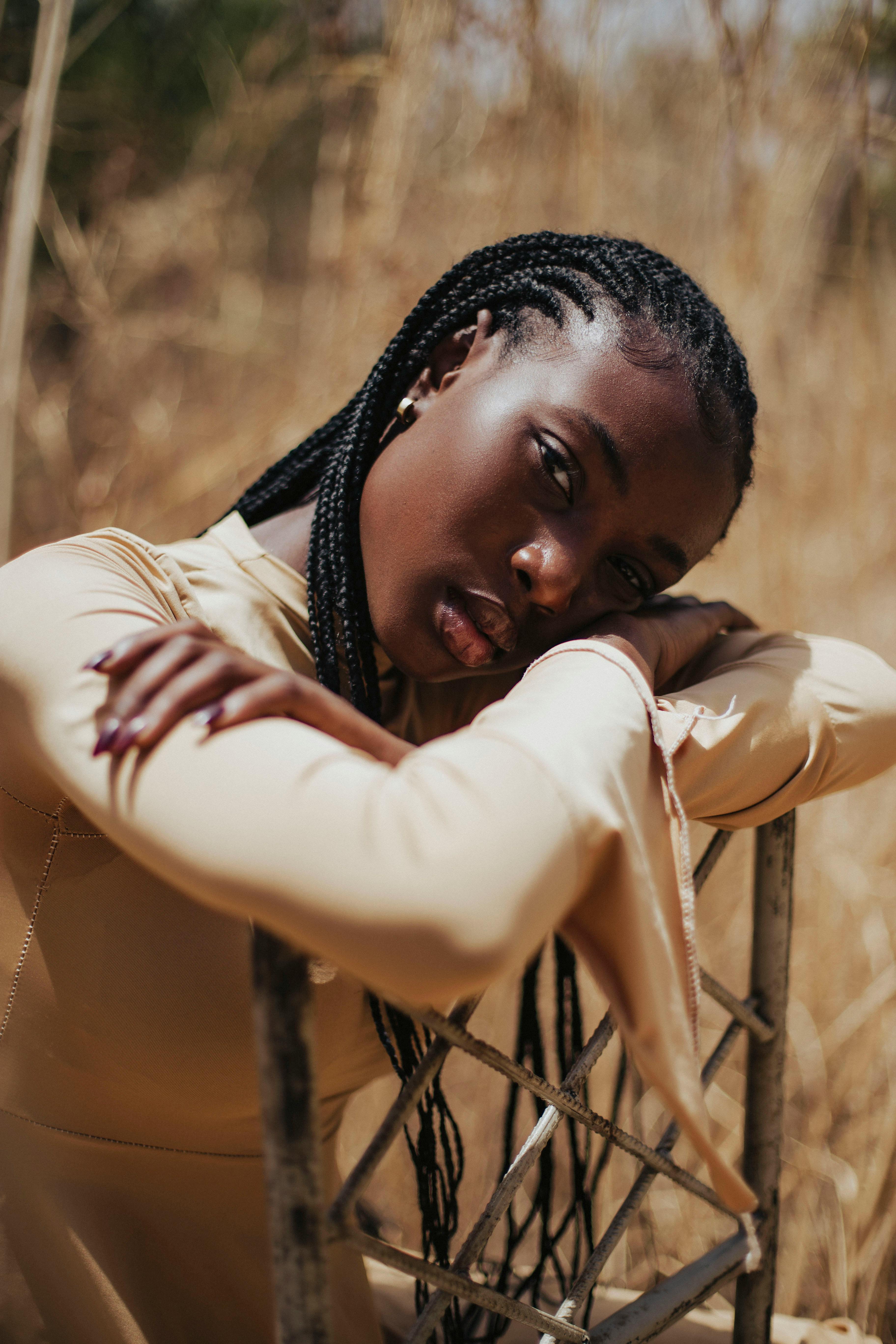 A peaceful self-care ritual with soothing beauty products