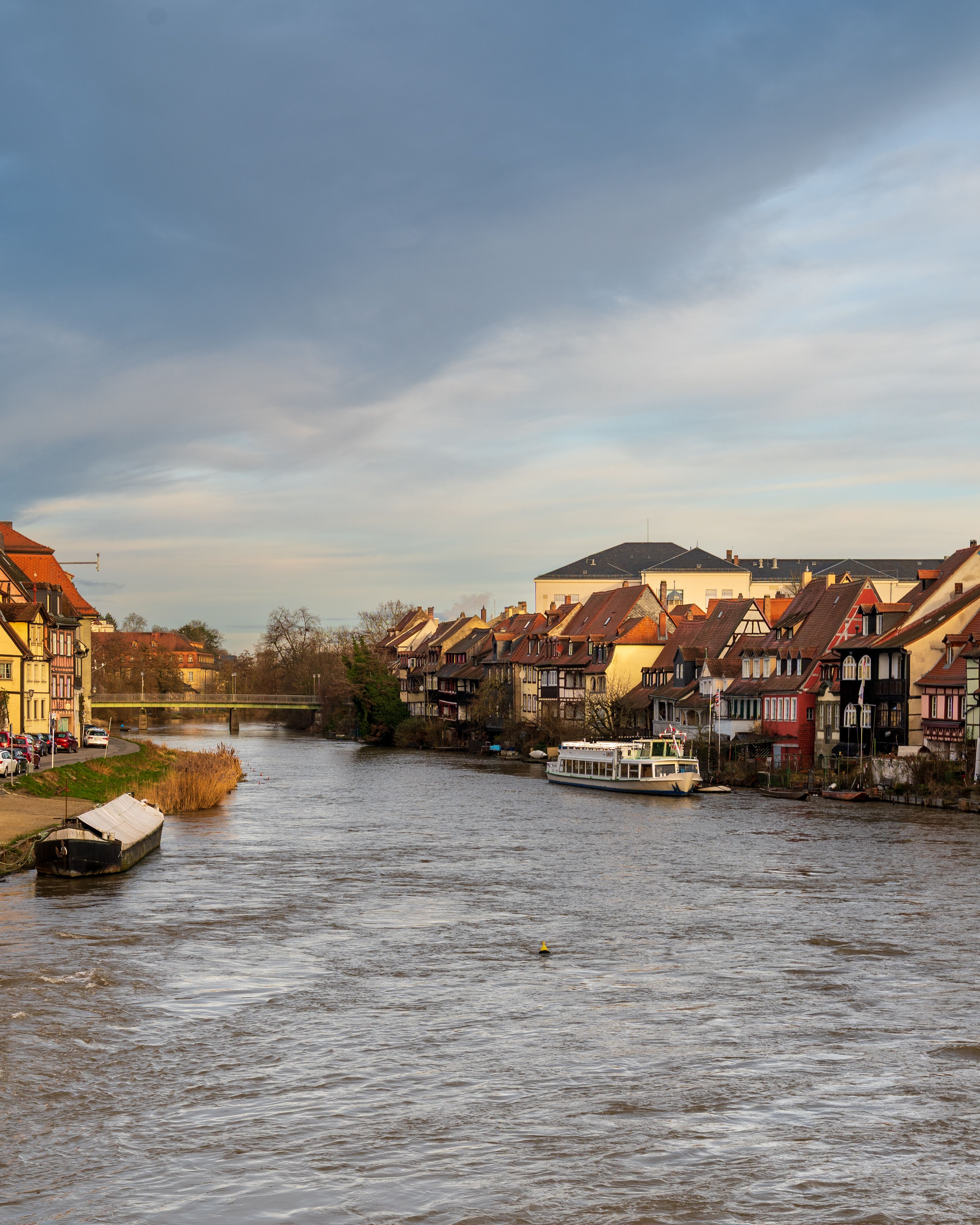 Charming Riverside View of Historic German Town · Free Stock Photo