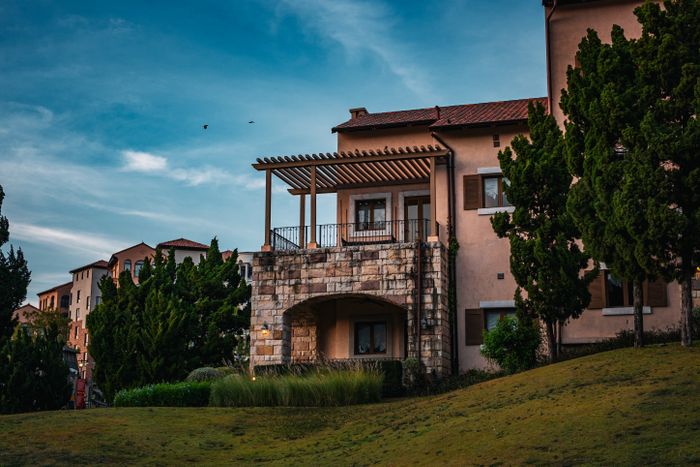 Rustic Tuscan-style architecture