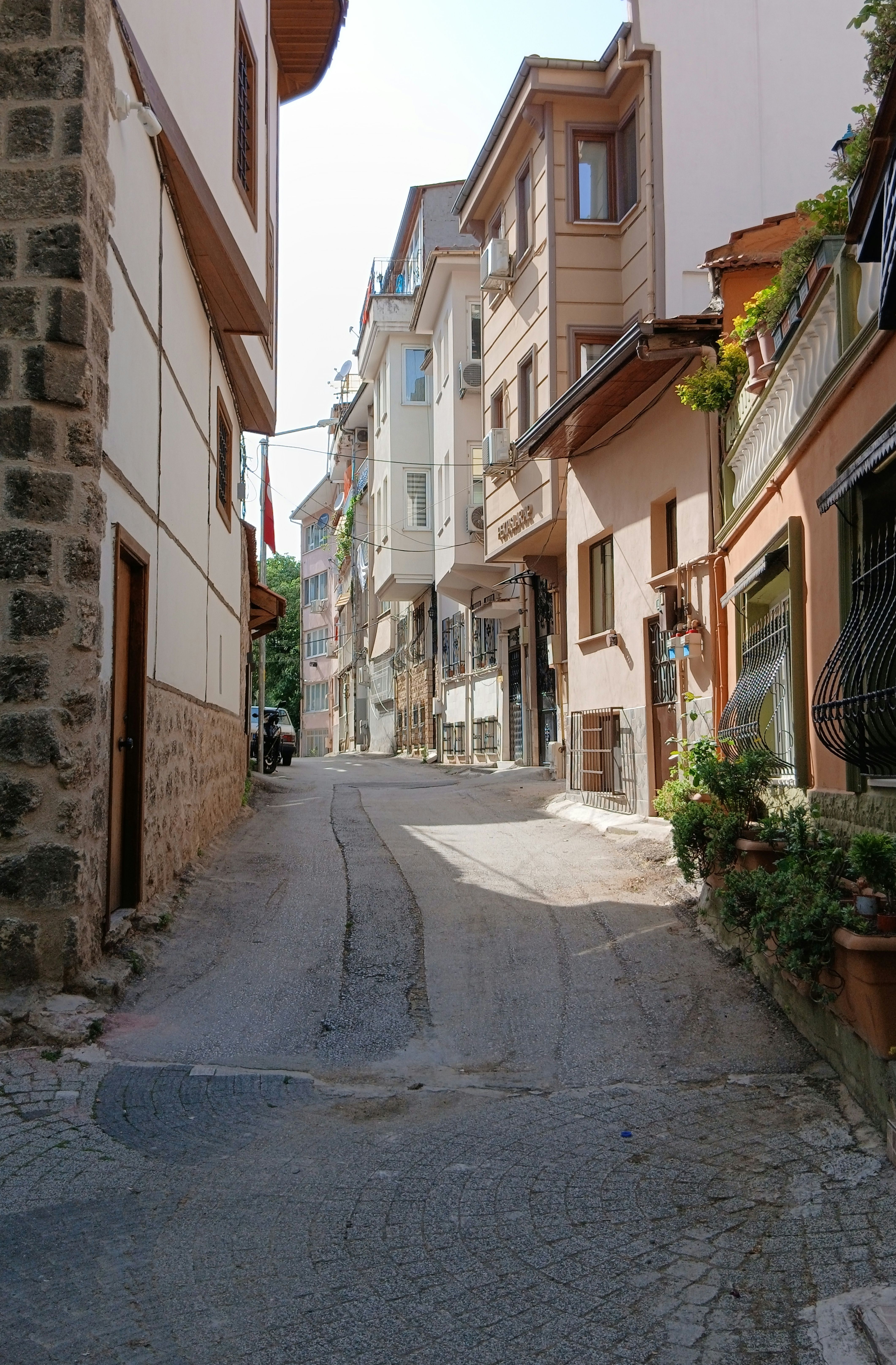 Charming Narrow Street in Historic European Town · Free Stock Photo