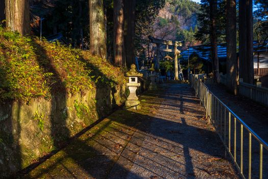 Malerische Szene mit Wald & Friedlich – Anime Art