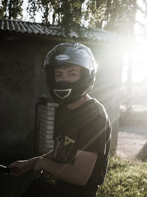 Foto profissional grátis de moto, motoboy, retrato