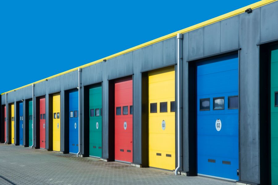 Oxford garage door service crew and van