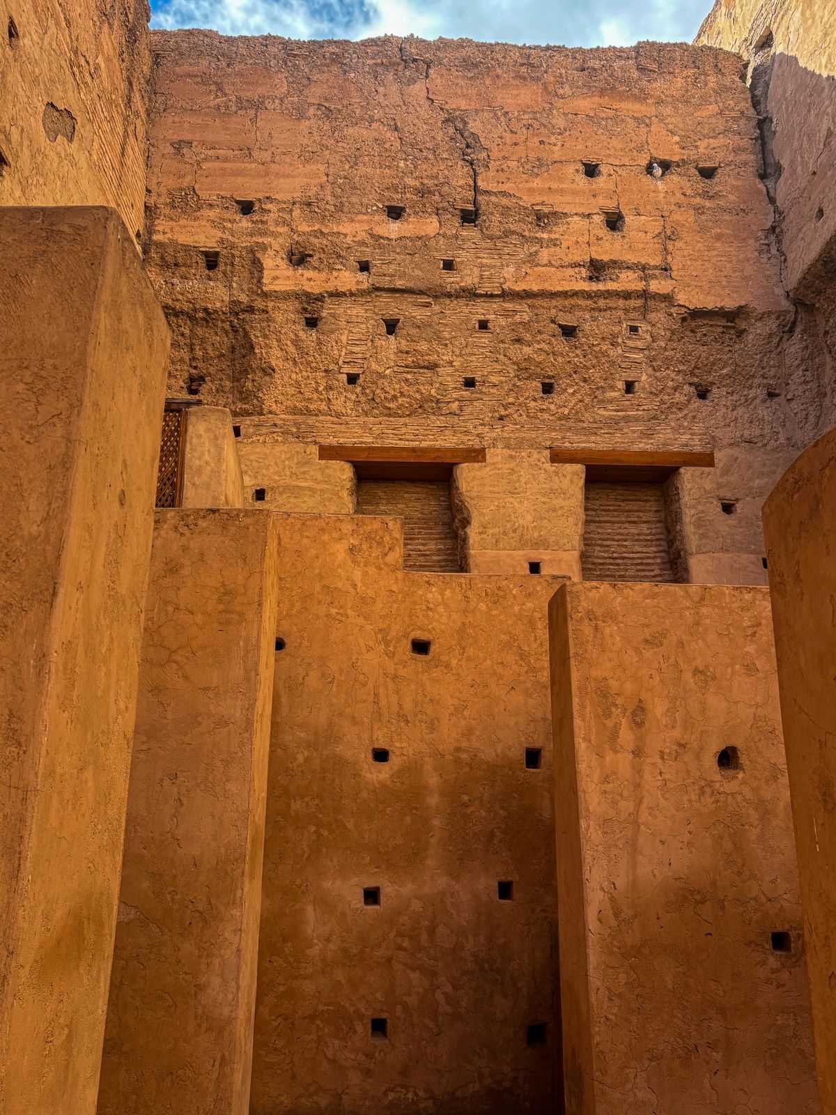 Marrakech - zidurile istorice din cartierul Kasbah