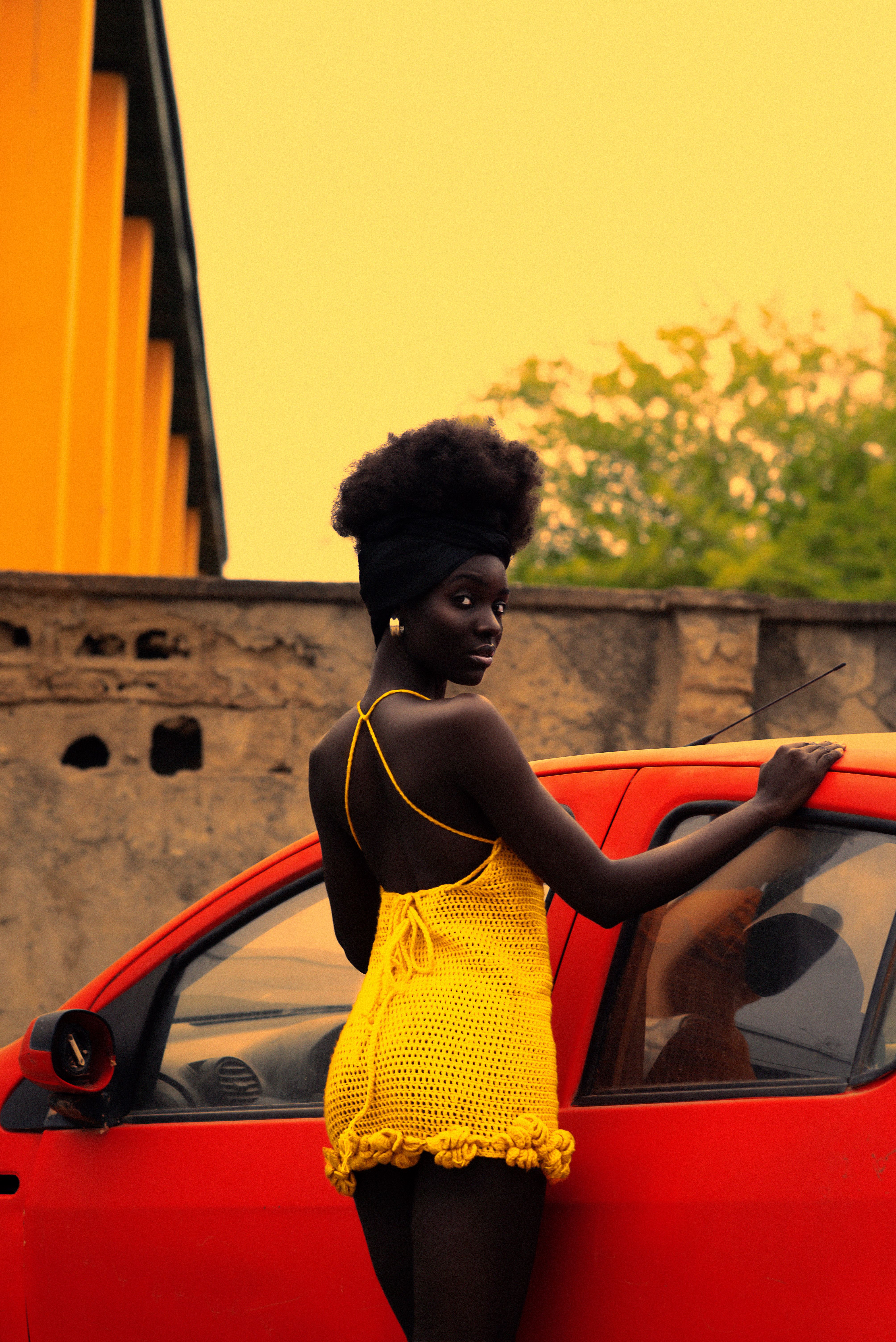 Robe jaune
