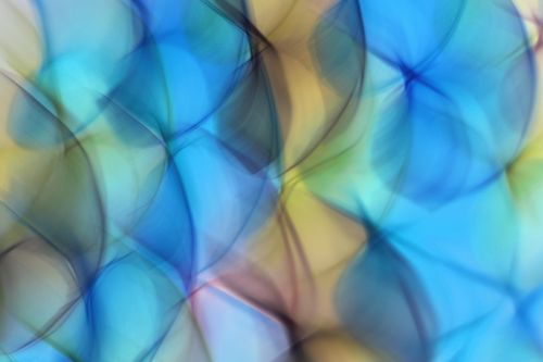 Free Colorful abstract image with blue, yellow, and green hues, showcasing a light pattern effect. Stock Photo