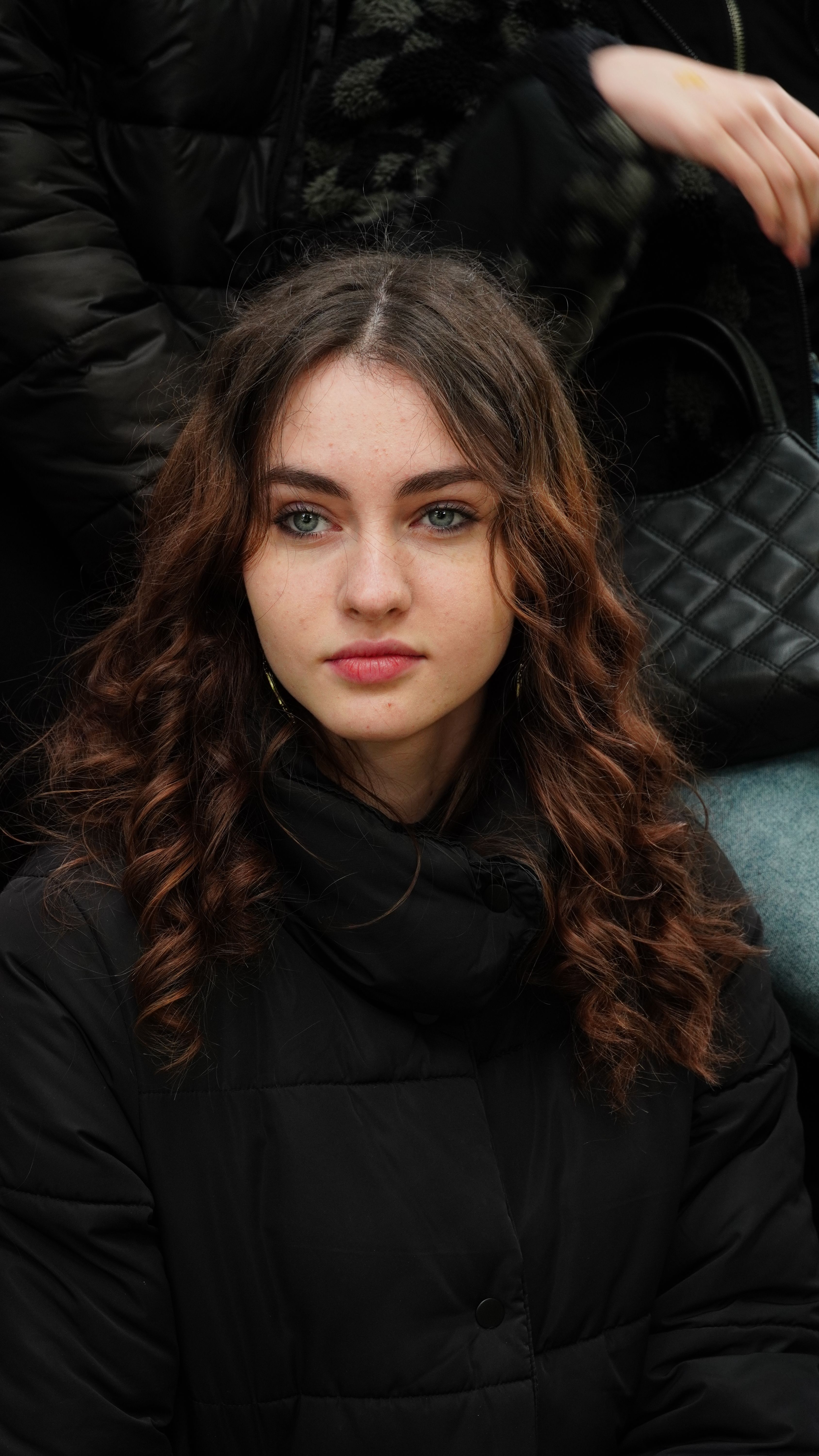 Portrait of a Young Woman with Curly Hair · Free Stock Photo