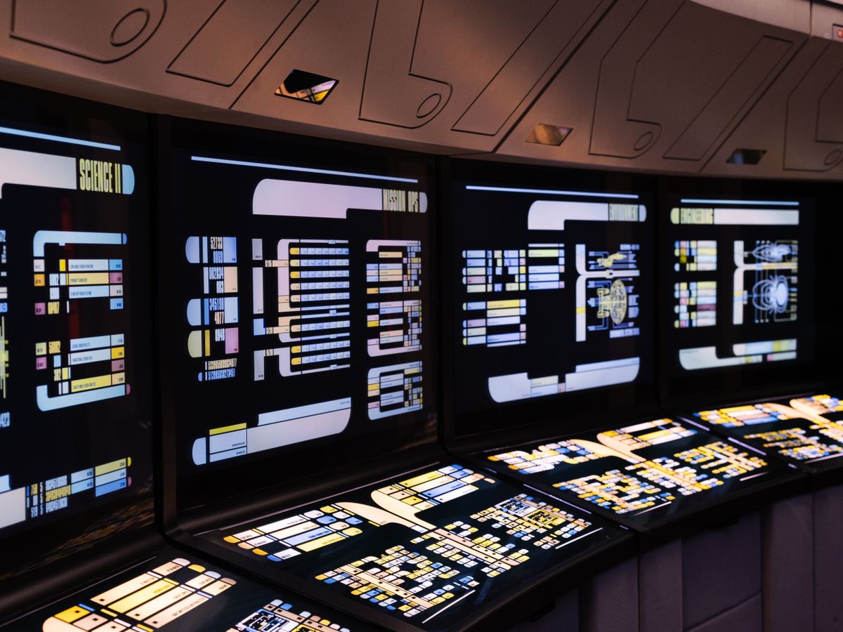 The control-room board at shift start