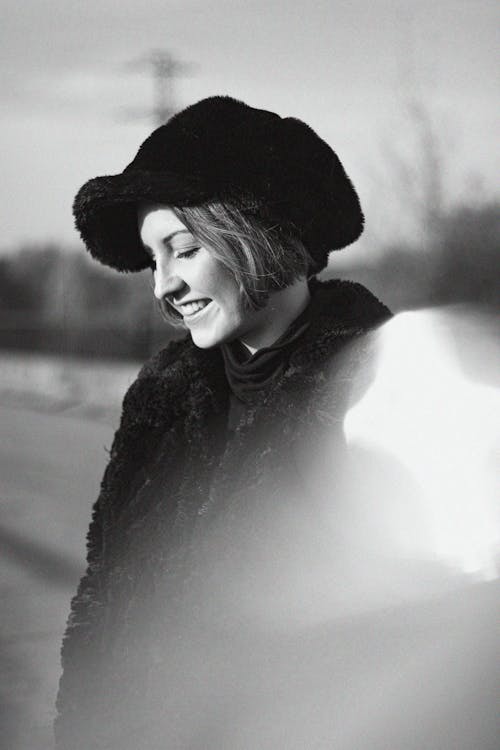 Woman Wearing Hat Photograph