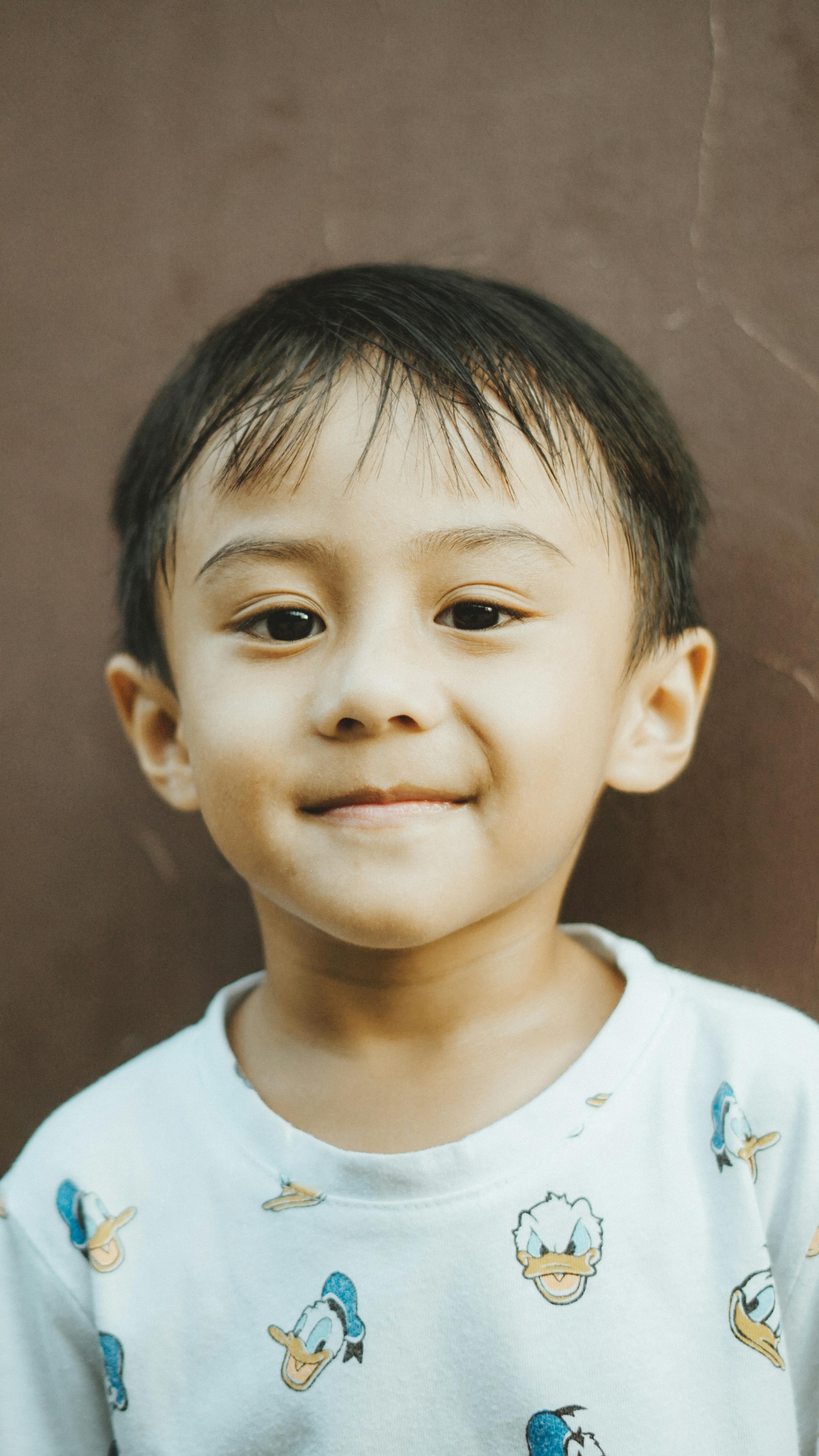 Smiling Child Portrait in West Java Indonesia