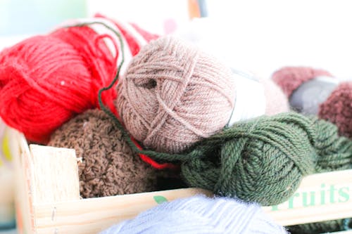 Free stock photo of colors, knitting, knitwear