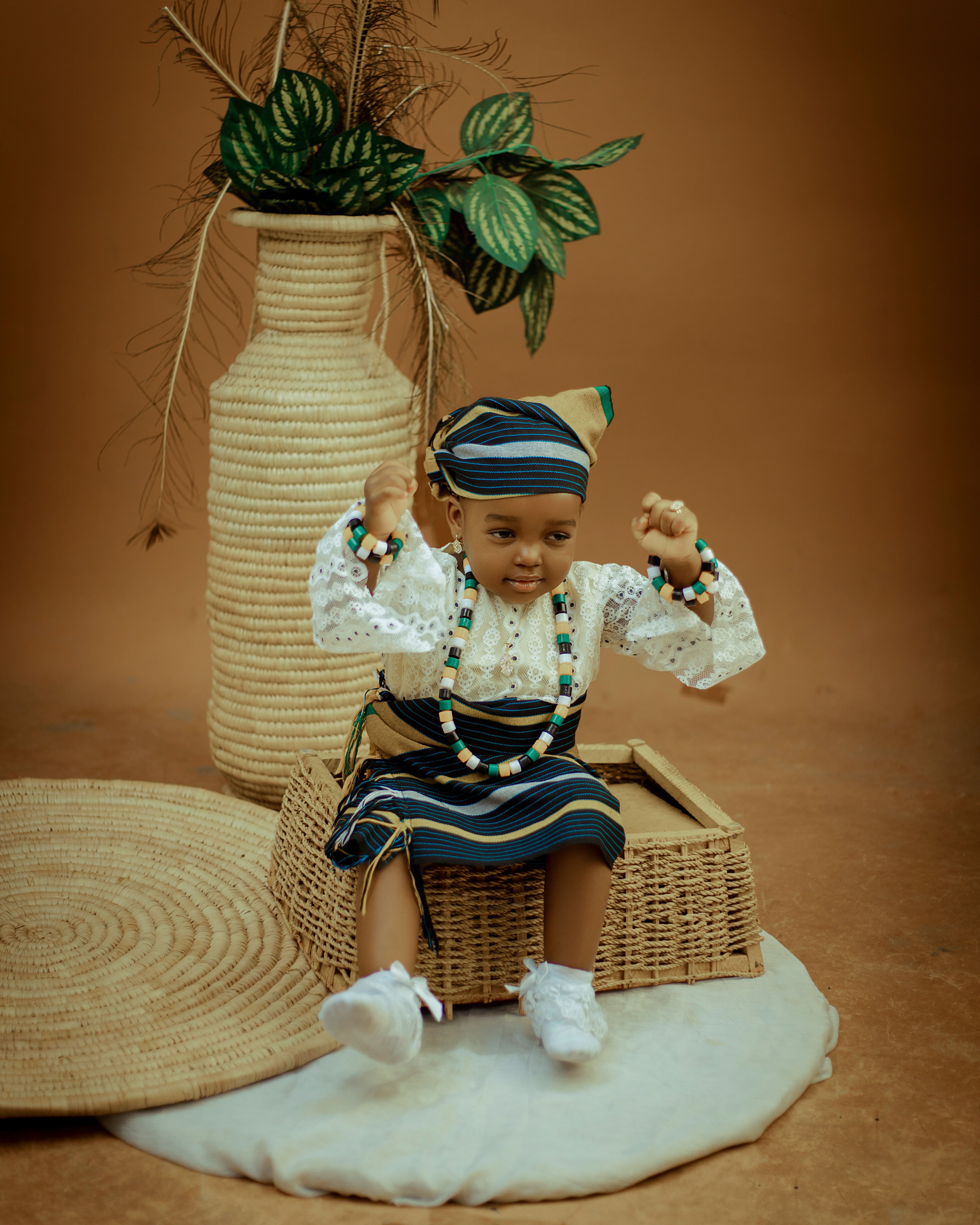Baby Girls Embroidered Ethnic Dress
