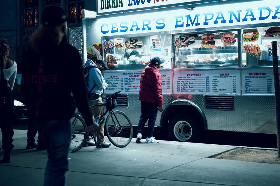 Nuchas empanadas, Financial District cart