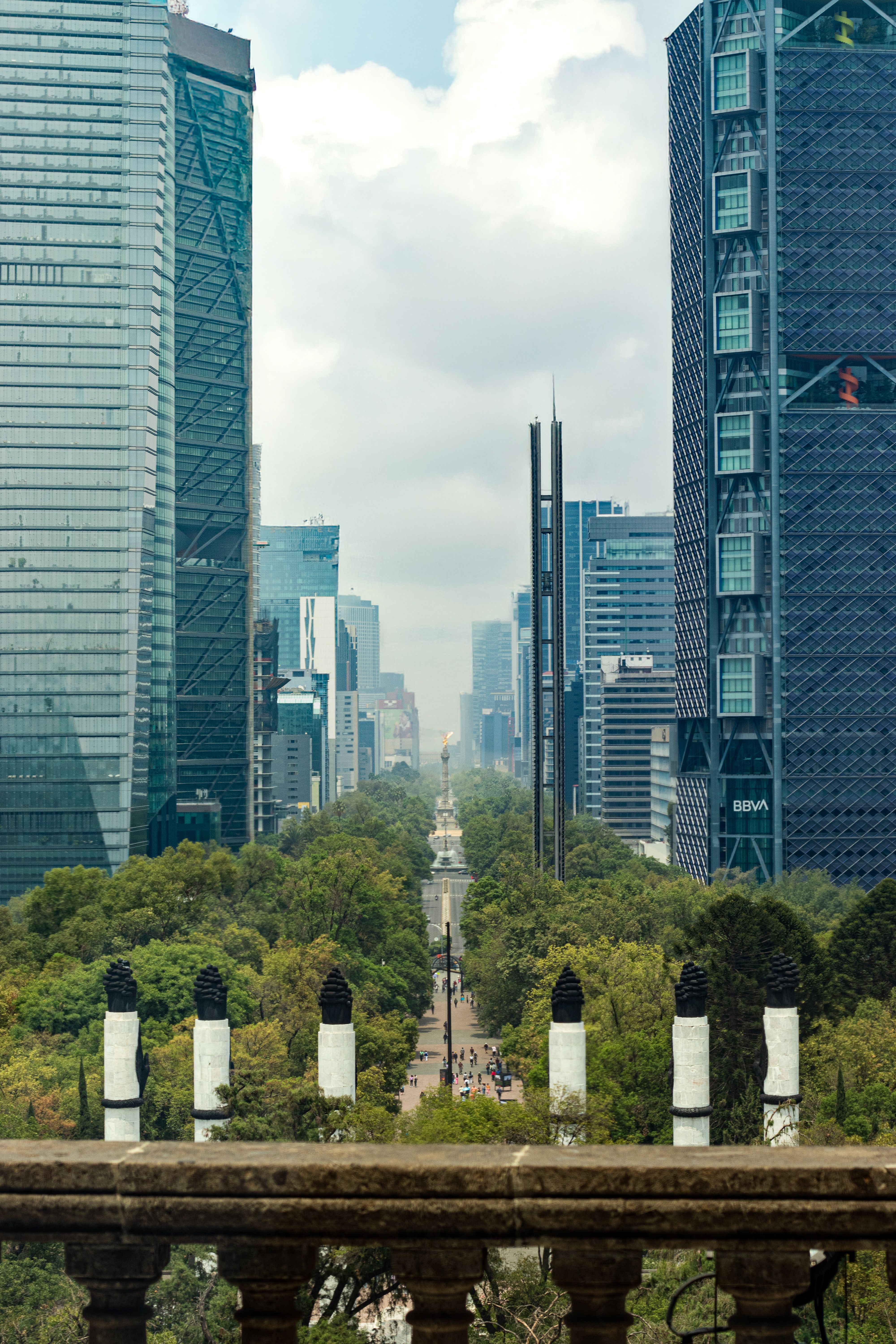 Skyscrapers and Avenue in Mexico City View · Free Stock Photo