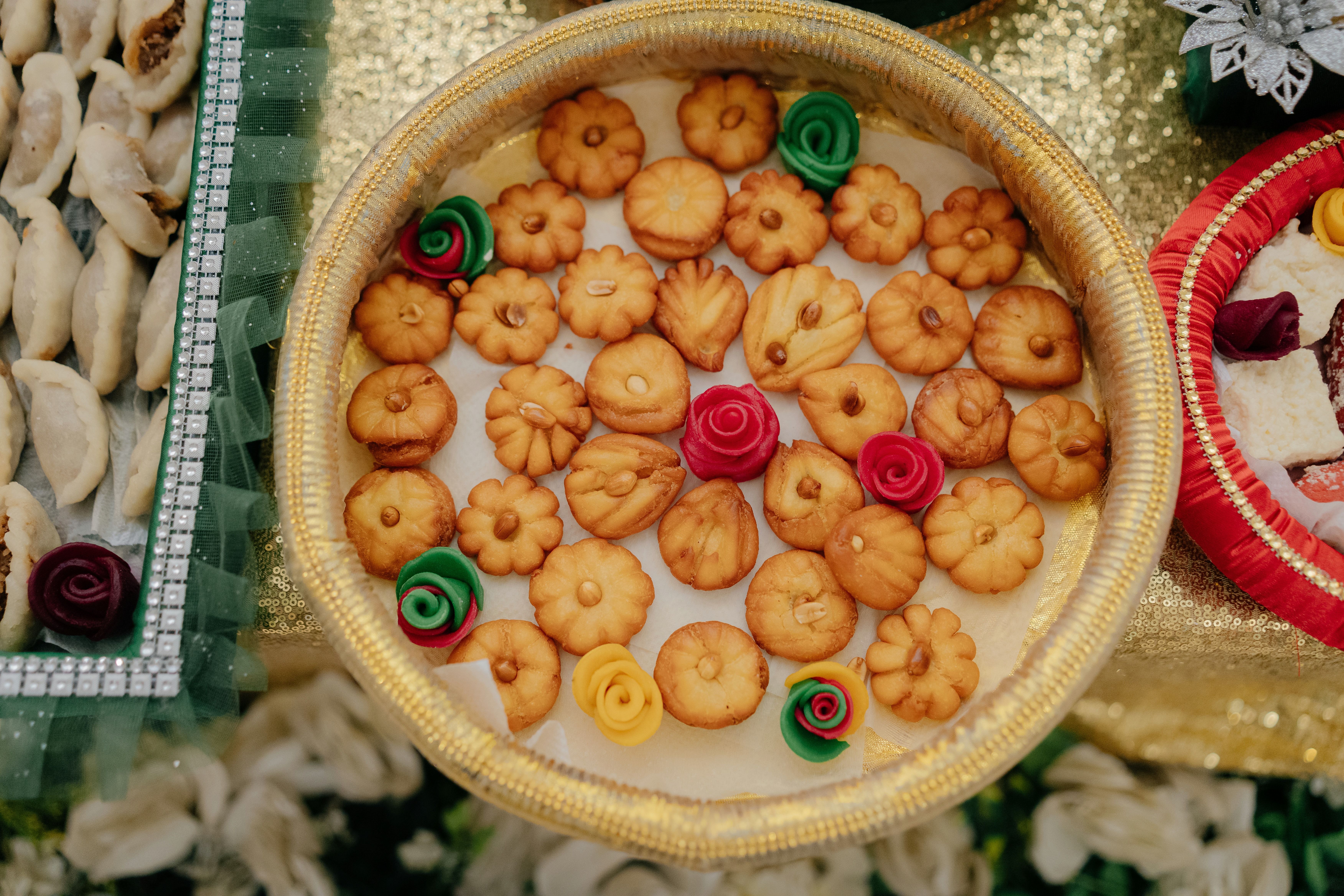 Tray of traditional sweets