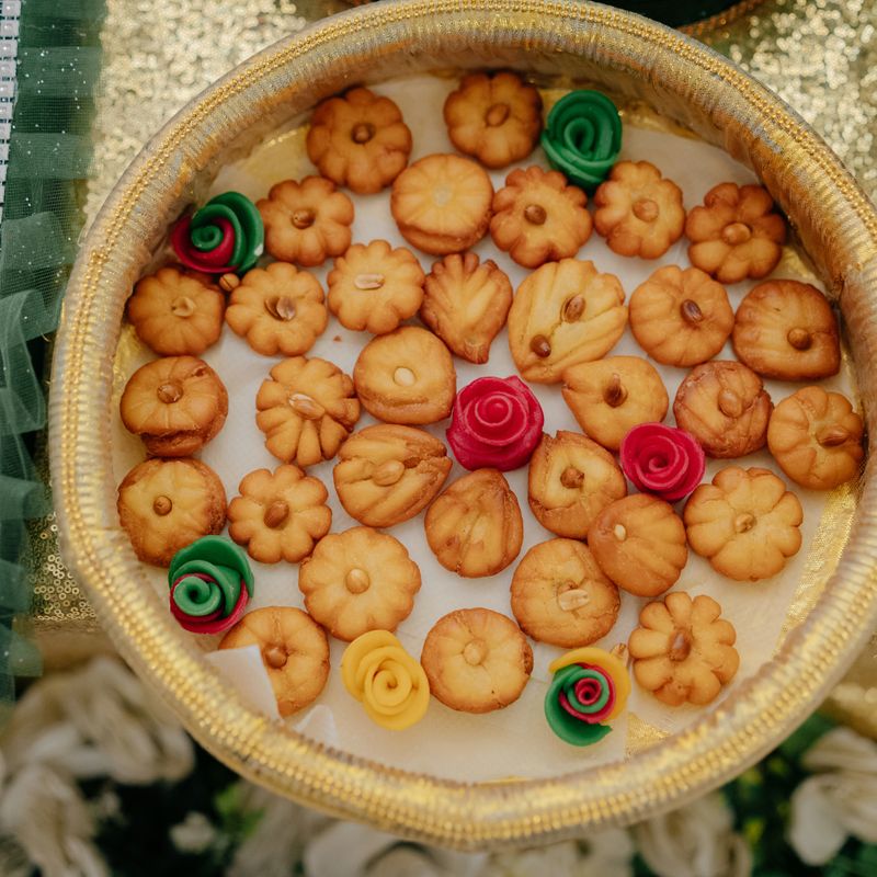Tray of traditional sweets