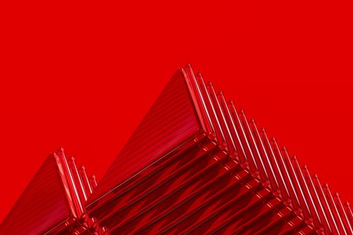 Free 3D Red Wallpaper  Stock Photo