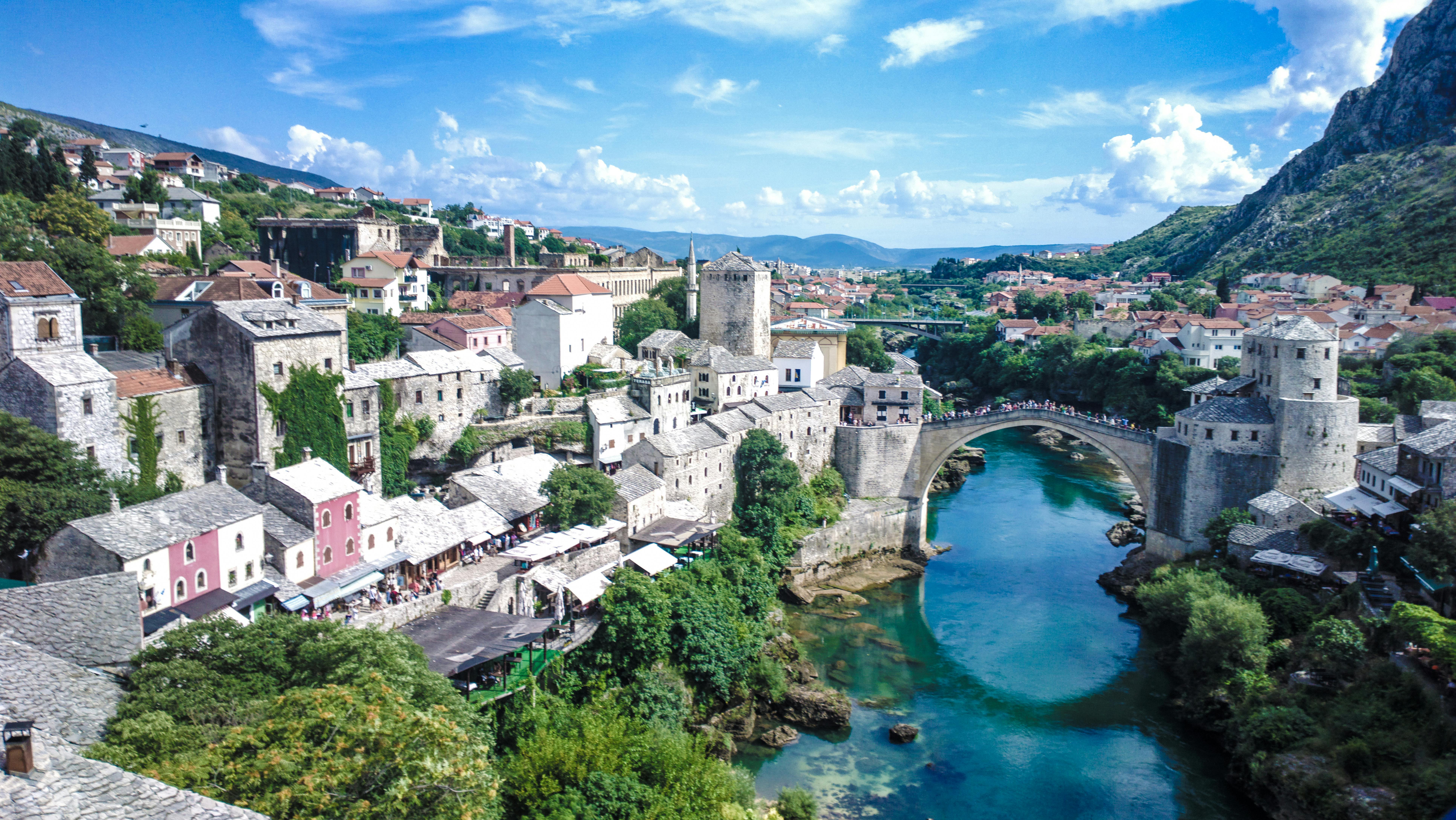 Landmarks in Mostar