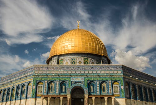 Free stock photo of blue, gold, israel