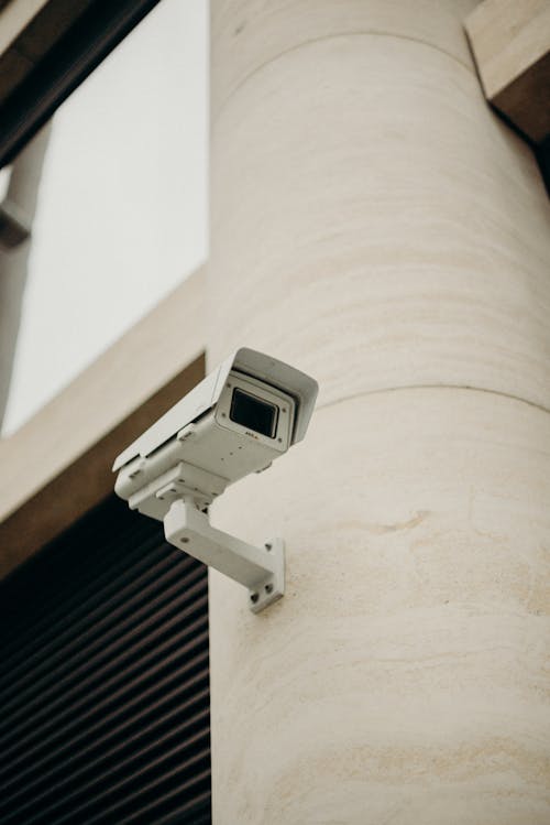 White Security Camera