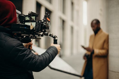 Free Person With Professional Camera Stock Photo