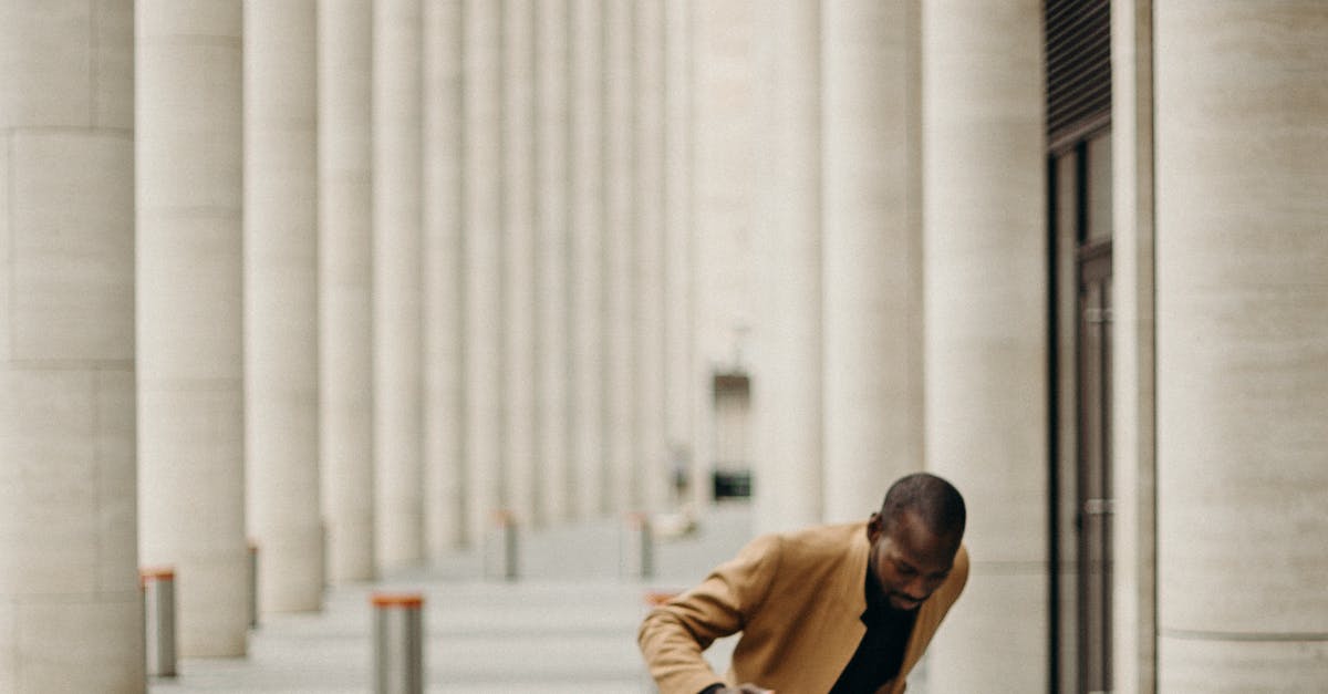 Man Running Towards The Building · Free Stock Photo