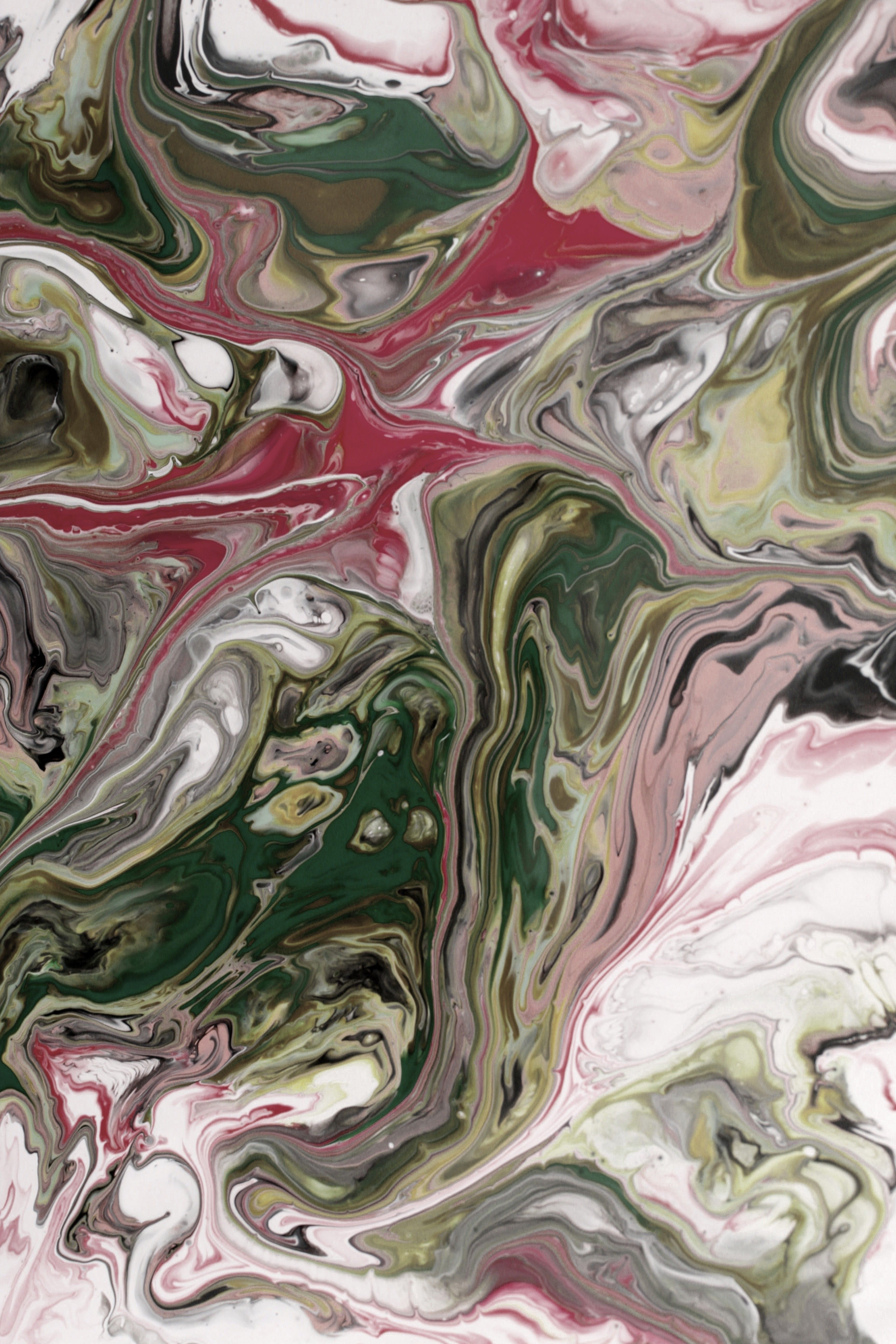 Abstract Fluid Art with Swirling Colors · Free Stock Photo