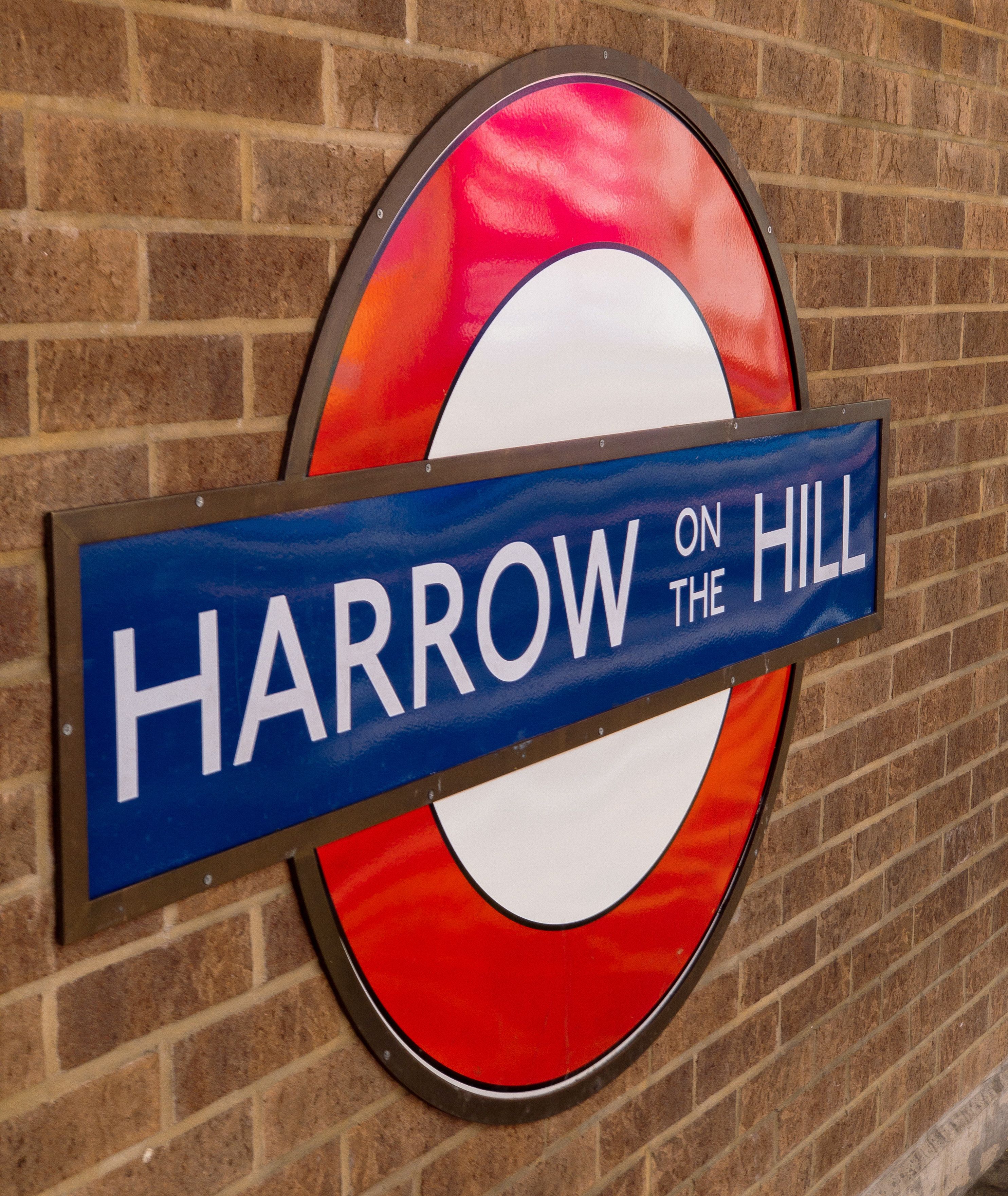 Harrow on the Hill London Underground Sign · Free Stock Photo