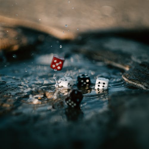 Free stock photo of abstract, dice, game