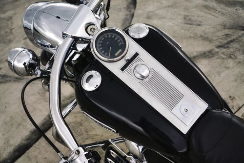 Free Detailed close-up of a vintage motorcycle dashboard displaying speedometers, taken outdoors in Beijing, China. Stock Photo