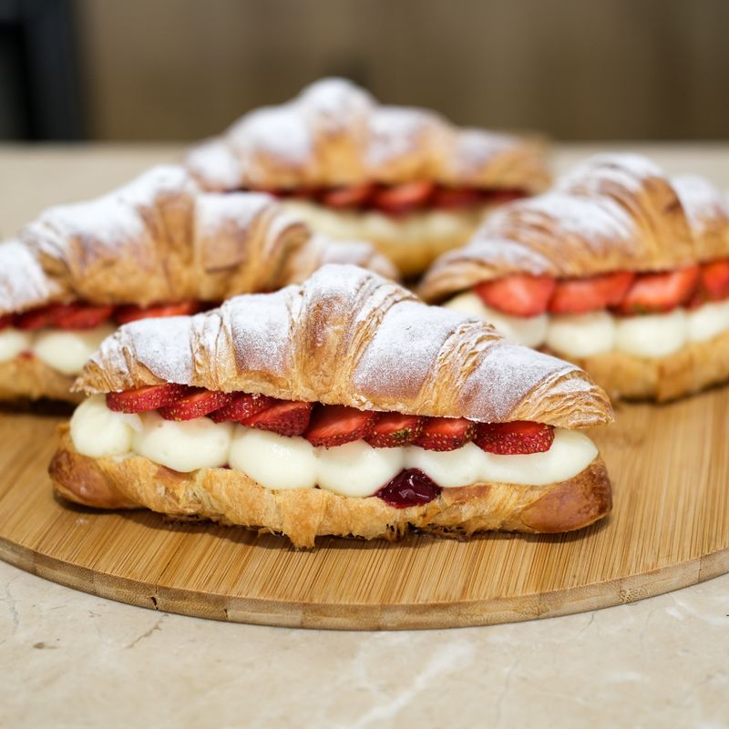 Strawberry Cream Scones