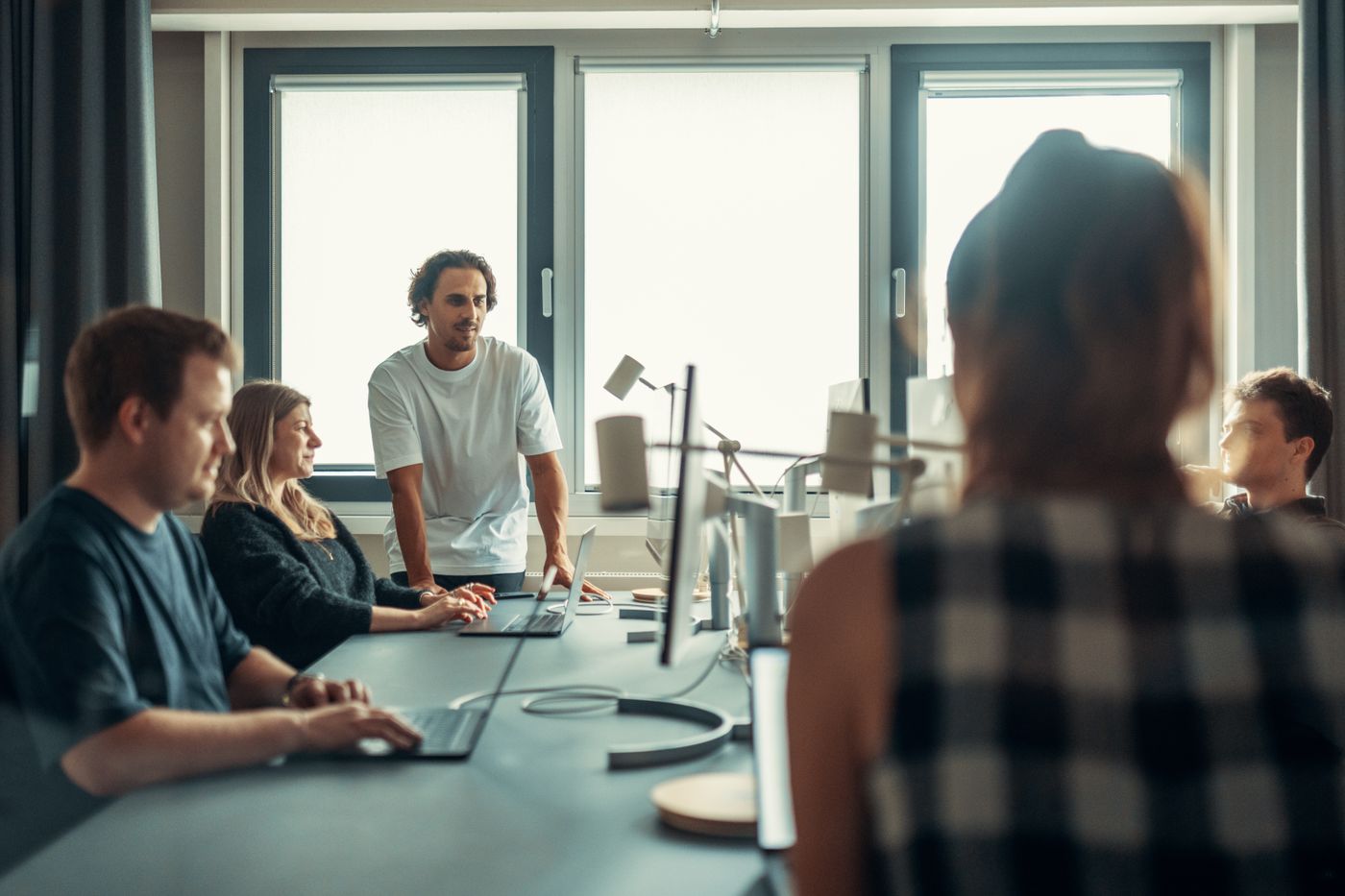 AlphaTeq team in a project planning session