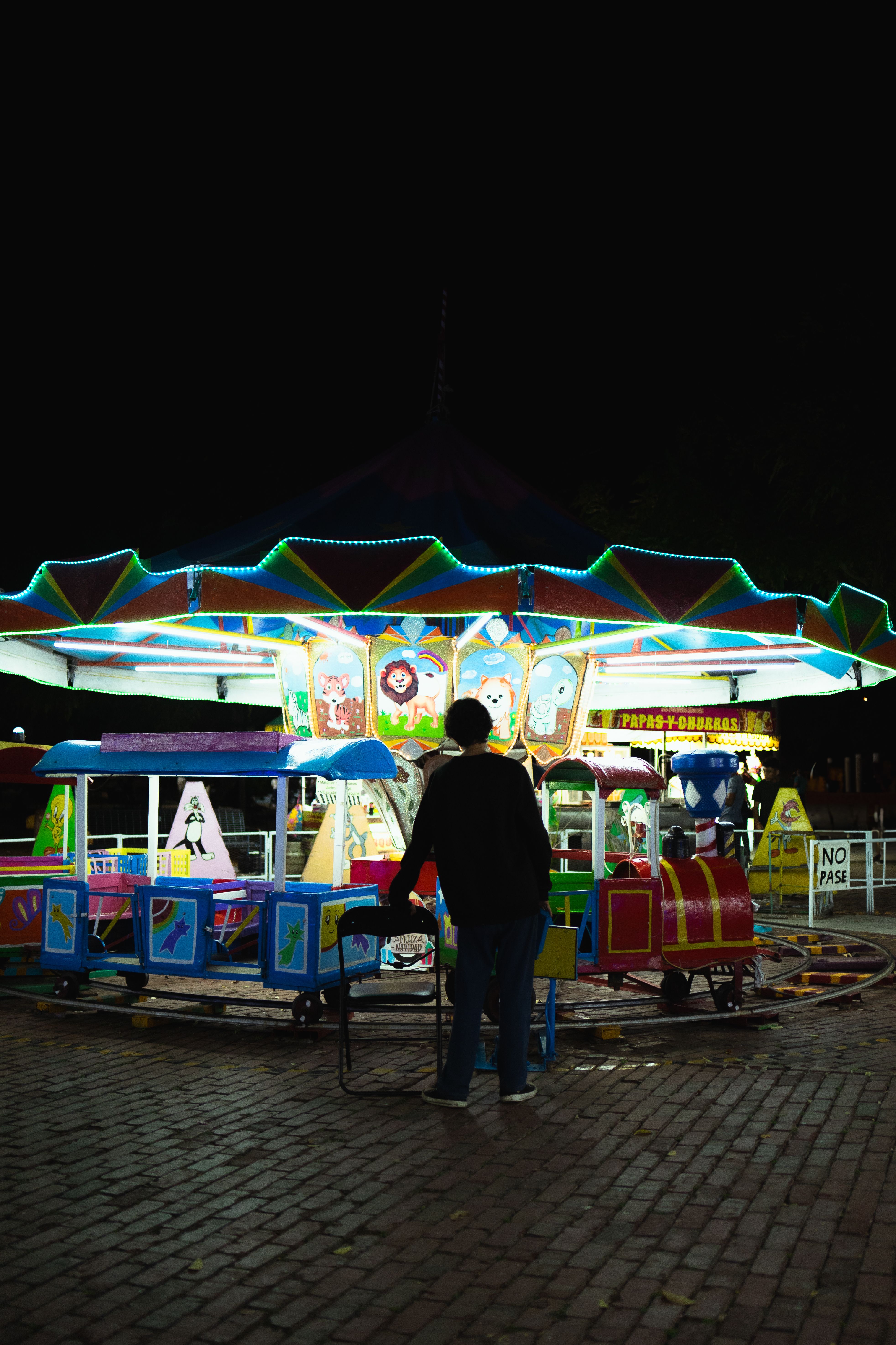 Nighttime Carousel in Merida, Mexico · Free Stock Photo