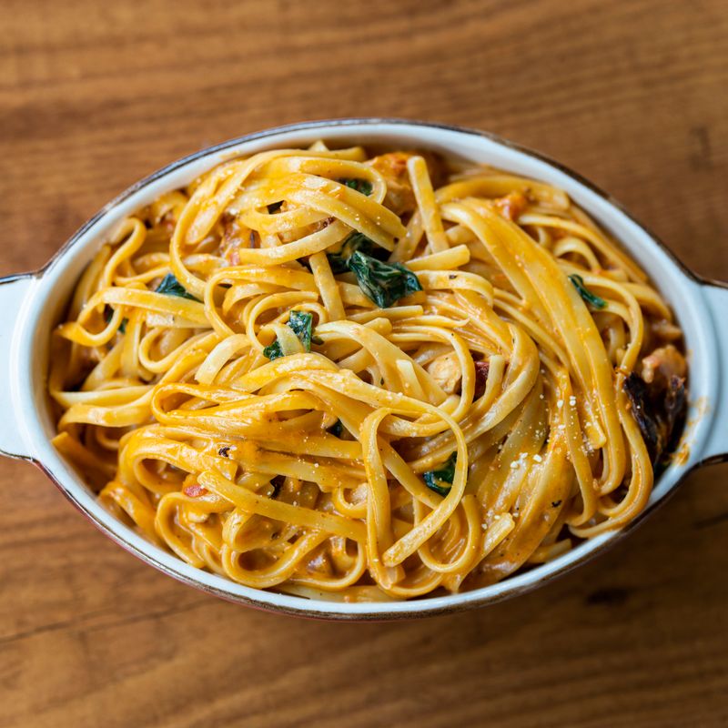 Spinach Artichoke Pasta Casserole