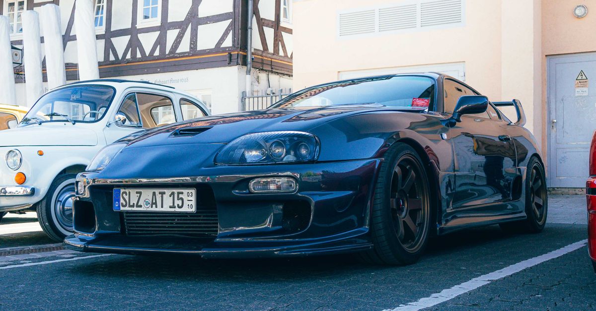 Modified Sport Modified Sports Car at European Car Show · Free Stock Photo
